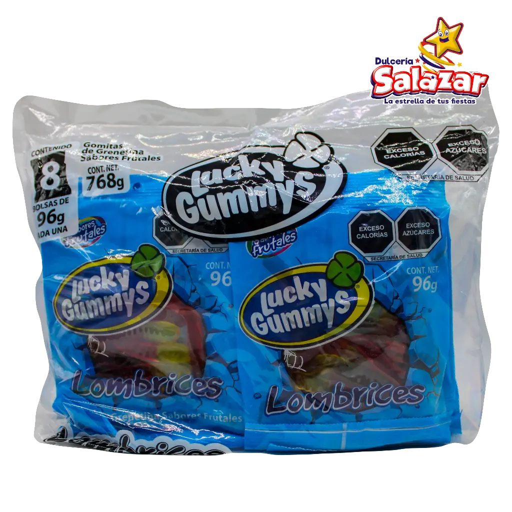 GOMA LUCKY LOMBRICES 96GR -B.768G- "C/12/8"