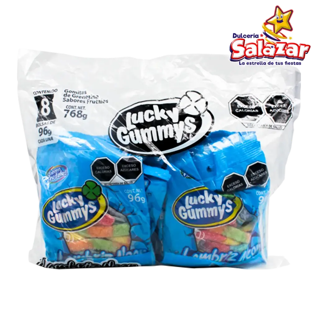 GOMA LUCKY LOMBRIZ NEON 96G -B.768G.- "C/12/8"