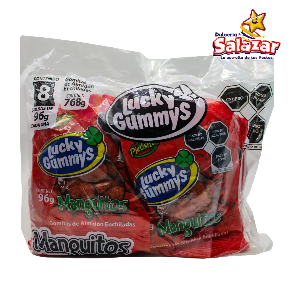 GOMA LUCKY MANGUITOS 96G -B.768G.-  "C/12/8"
