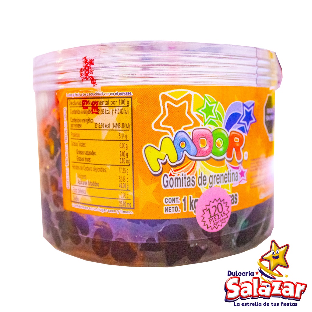 GOMIFRUTAS DE AGUA MADOR -E.1KG- "C/12/120"