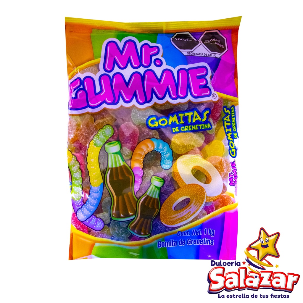 [CUE0032] GOMITAS MR. GUMMIE FRUTAS SALVAJES -B.1KG- "C/12/1"