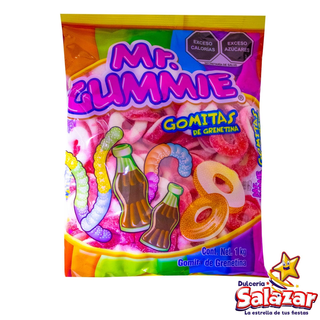 GOMITAS MR. GUMMIES AROS DE SANDIA -B.1KG- "C/12/1"