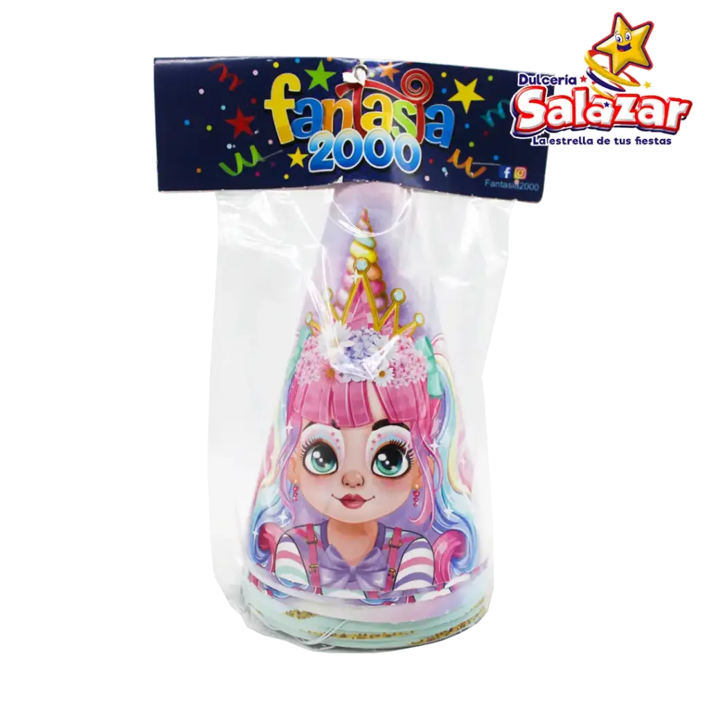 [FANT0034] GORRO UNICORNIO  FANTASIA -B.10PZA- "C/30/10"