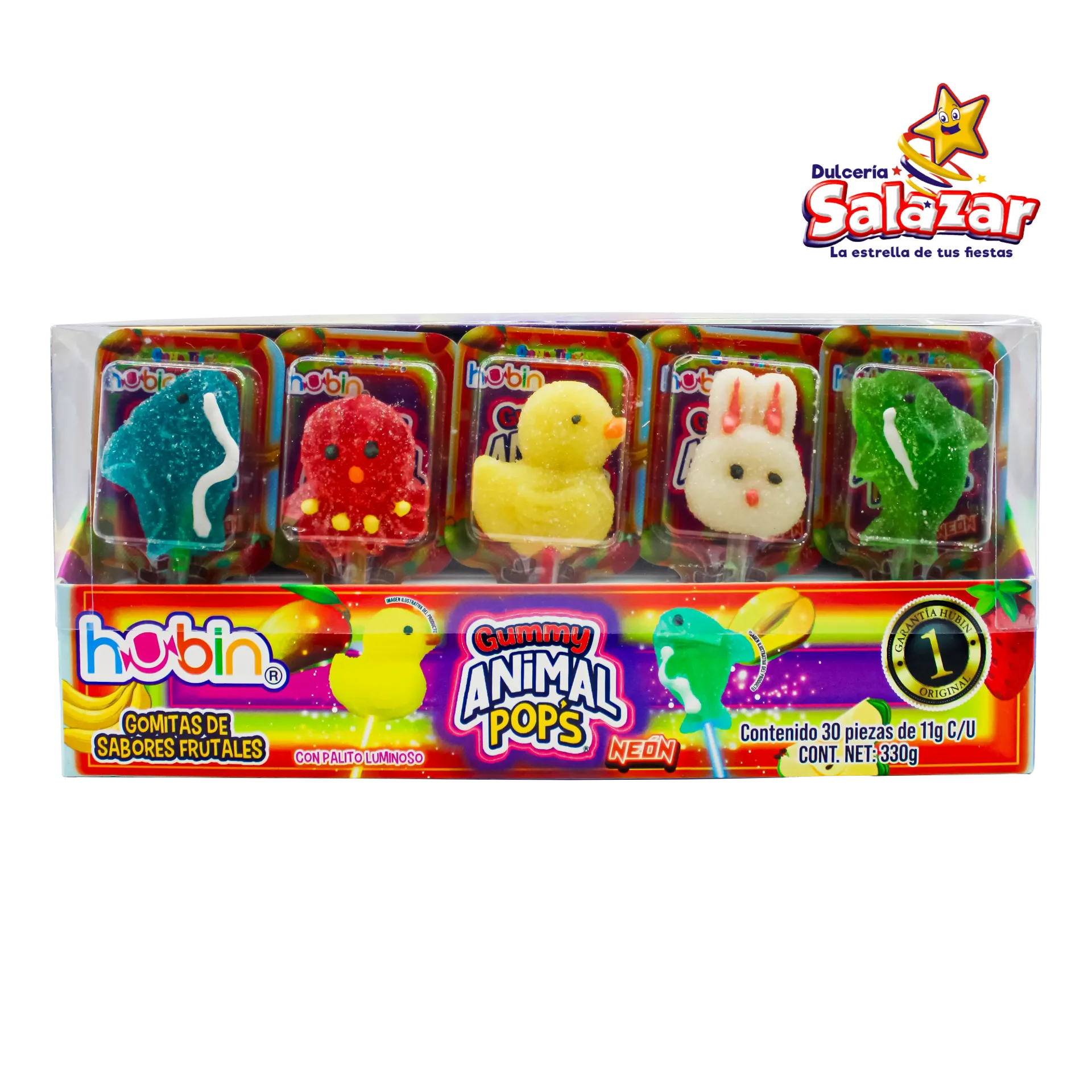 [HUB0018] GUMMY ANIMAL POP -D.330GR- "C/16/30"