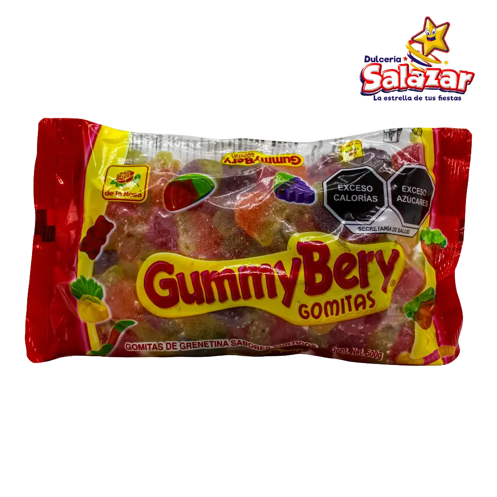 GUMMY BERY FRUTITAS ACIDULADA DLR -B.500GR- "C/16/500"