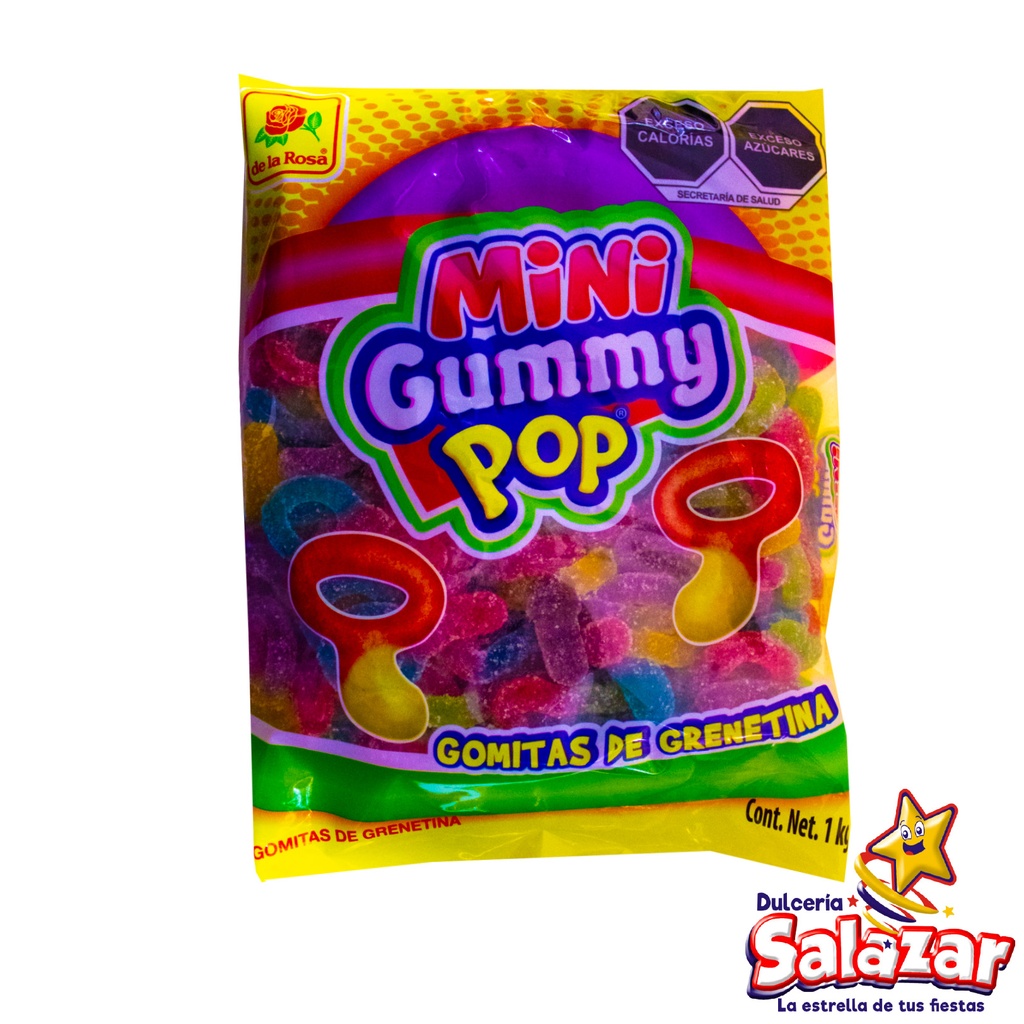 [ROS0377] GOMA GUMMY POP MINI SUELTA DLR -B1KG- "C/8/1"