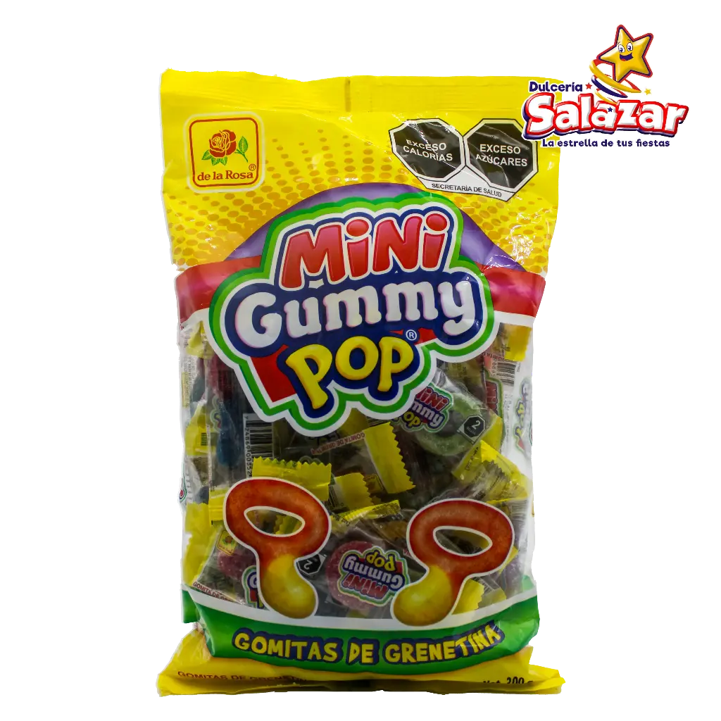 [ROS0382] GOMA GUMMY POP MINI ENV INDIVIDUAL -B.300GR- "C/25/50"