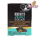 HERSHEY BARRA ZERO ALMENDRA AMARGO -D.150G- "C/6/10"