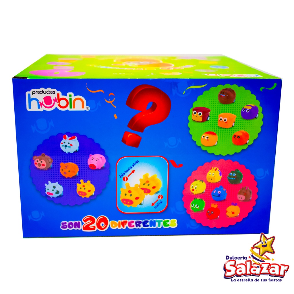 [HUB0005] SURPRISE ANIMAL CAR HUBIN -E.24PZA- "C/8/24"