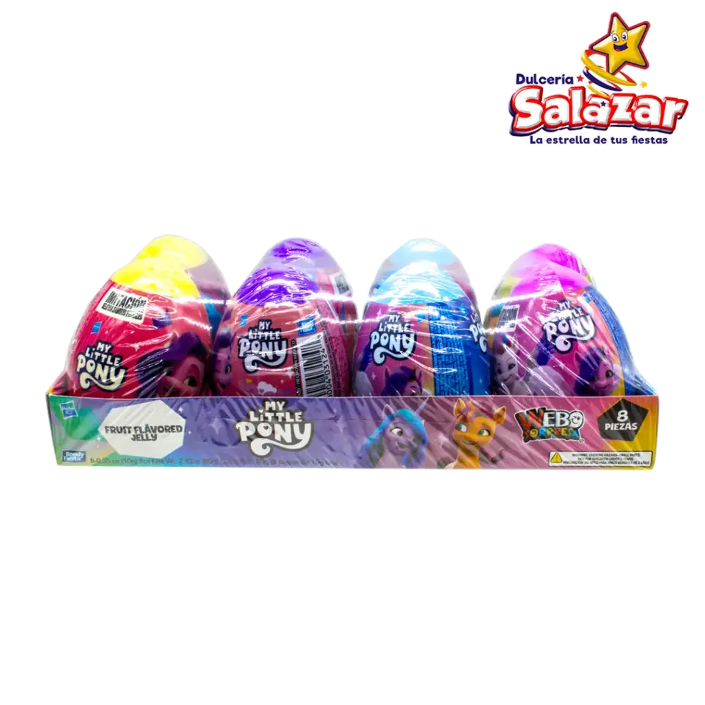 [BON0025] HUEVO CON GELATINA MY LITTLE PONY BONDY G03125 -D.80G.- "C/15/8"