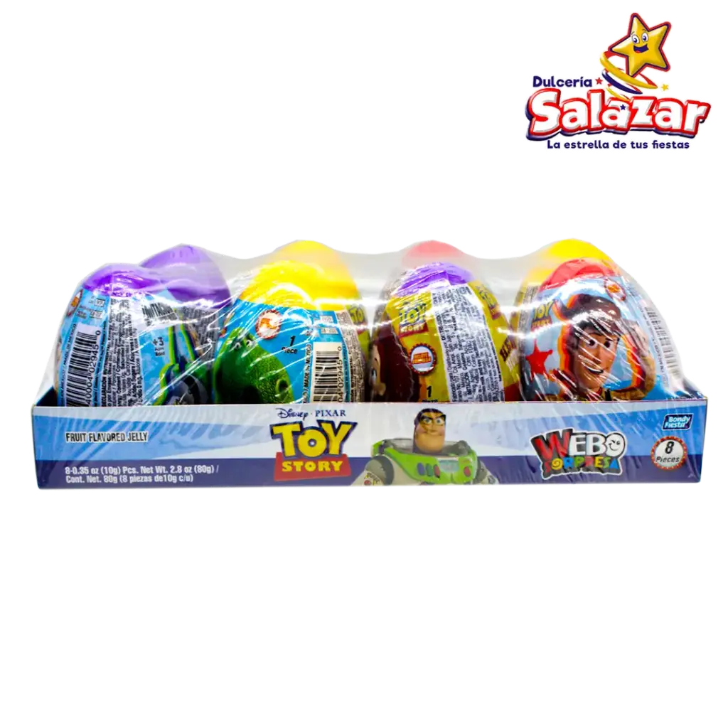 [BON0380] HUEVO CON GELATINA TOY STORY G02946 -D.80G- "C/15/8"