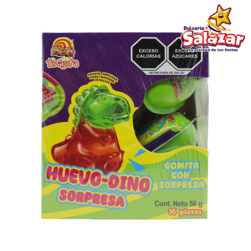 HUEVO DINO SORPRESA TINAJITA 56GR -D.896GR - "C/30/16"
