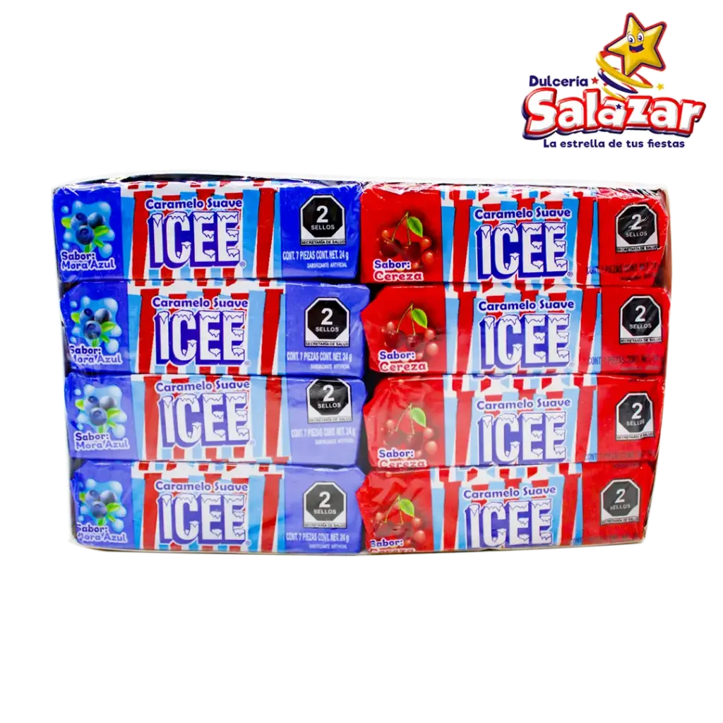 CARAMELO SUAVE ICEE CHERRY & MORA AZUL -D.576G- "C/18/24"