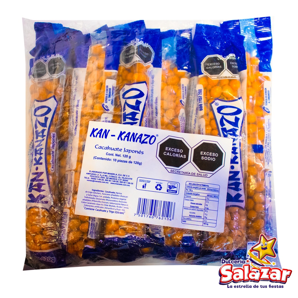 [MAN0021] JAPONES KAN-KANAZO 120G -B.1.2KG.- "C/18/10"