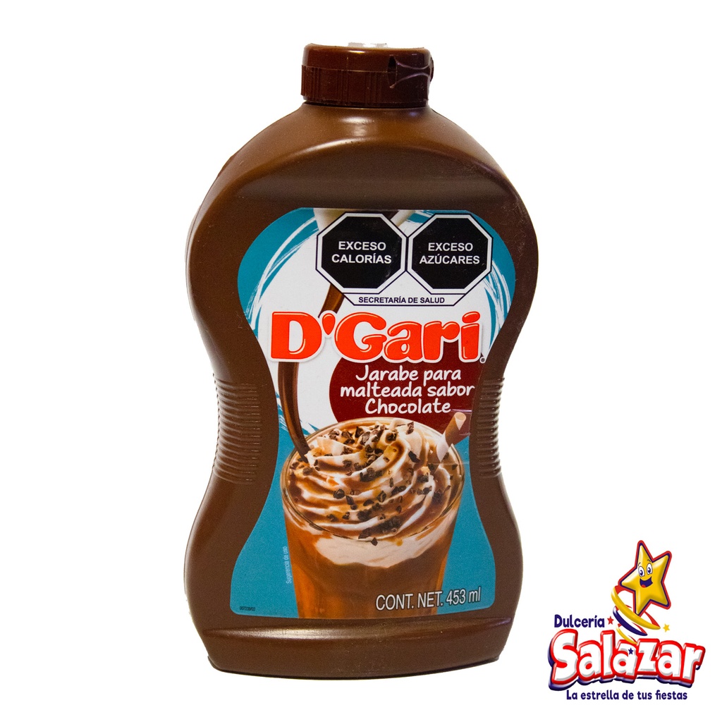 [DGA0011] JARABE CHOCO MALTEADA D'GARI -BOT.453ML- "C/12/1"