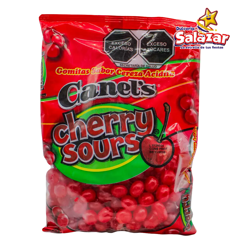 [CAN0043] JELLY BEANS CHERRY SOURS CANELS -B.454G- "C/24/1"