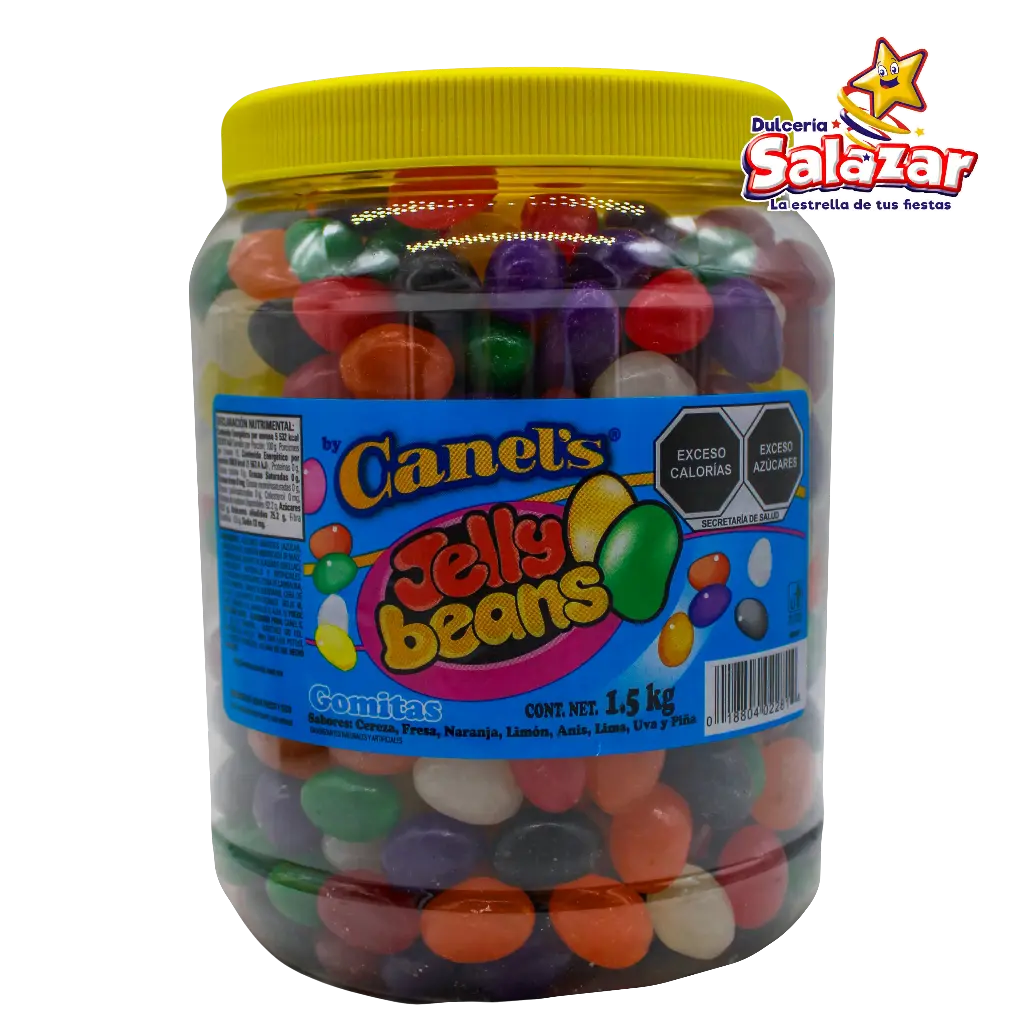JELLY BEANS FRIJOL SURTIDO CANELS -V.1.5KG- "C/8/1"