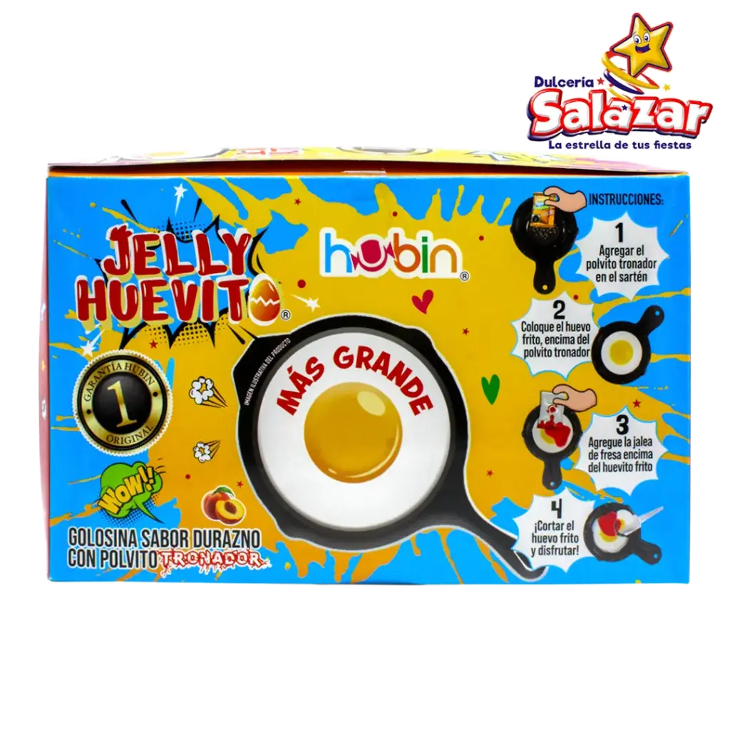 [HUB0001] JELLY HUEVITO 20GR HUBIN -D.240GR-"C/8/12"
