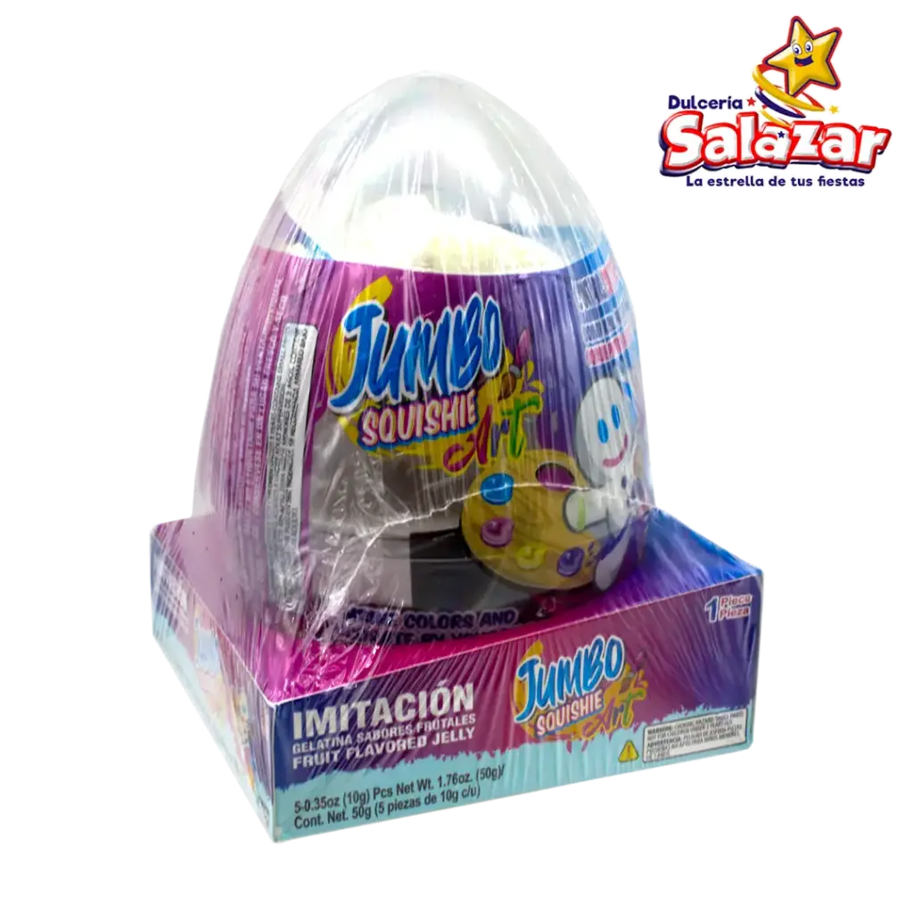 JUGUETE SORPRESA JUMBO EGG SQUISHIE BOND -D.50G- "C/32/1"