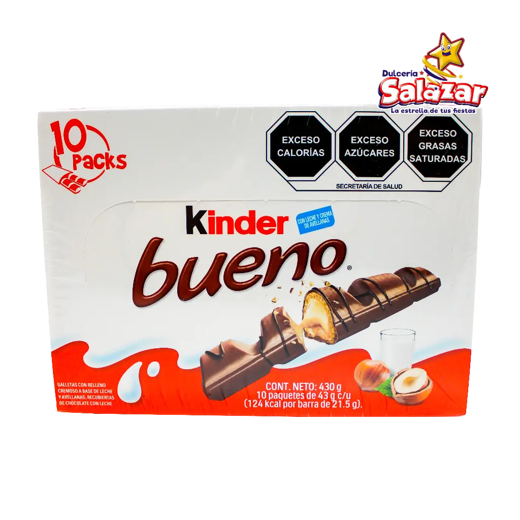 [FER0006] KINDER BUENO T10 FERRERO -D.430G- "C/12/10"