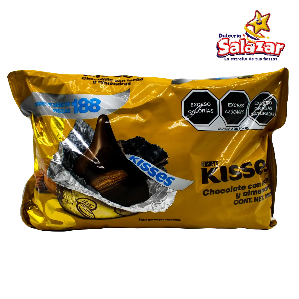 KISSES ALMENDRA HERSHEYS -B.850G- "C/5/1"