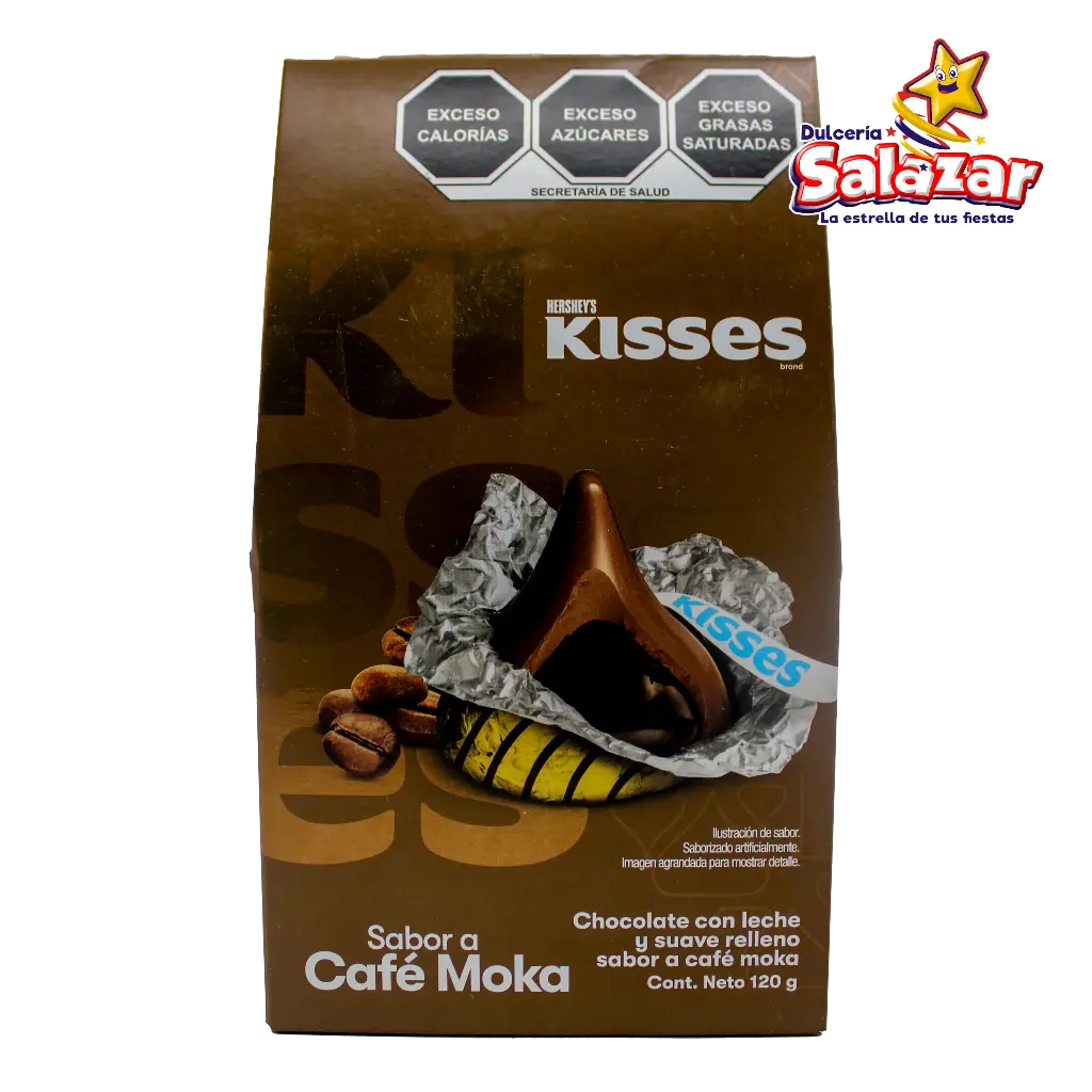[HER0223] KISSES CAFE MOKA HERSHEYS ESPRESO -D.120G- "C/6/1"