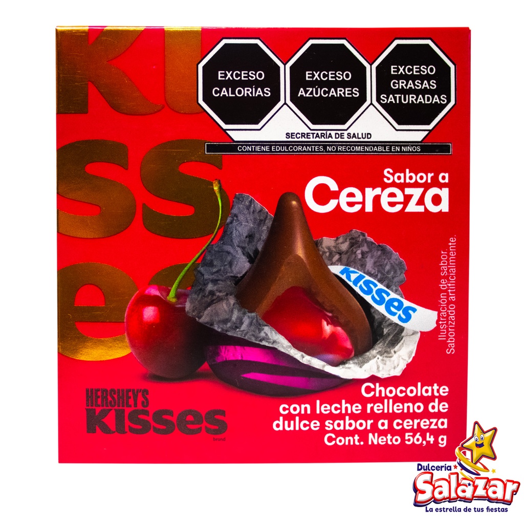 KISSES CUBO CEREZA NAVIDEÑO -D.56.4GR- "C/18/1"
