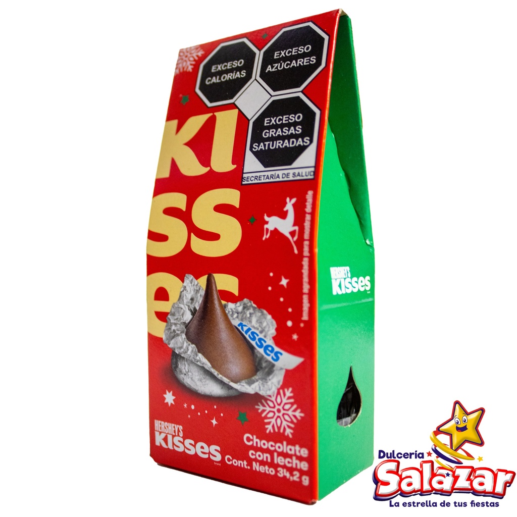 KISSES POCKET NAVIDEÑO LECHE -D.34.2GR- "C/24/1"