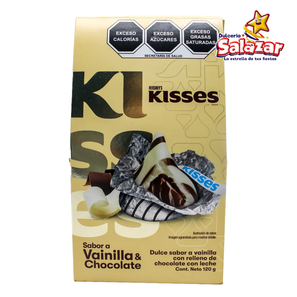 KISSES SELECCION MARMOLEADO HERSHEYS -D.120G- "C/6/1"