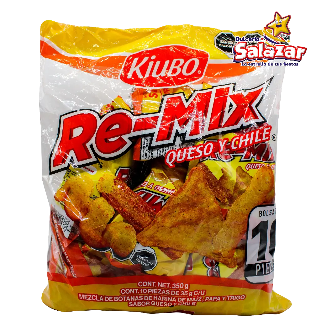 KIUBO RE-MIX QUESO Y CHILE GONAC -B.350G- "C/8/10"
