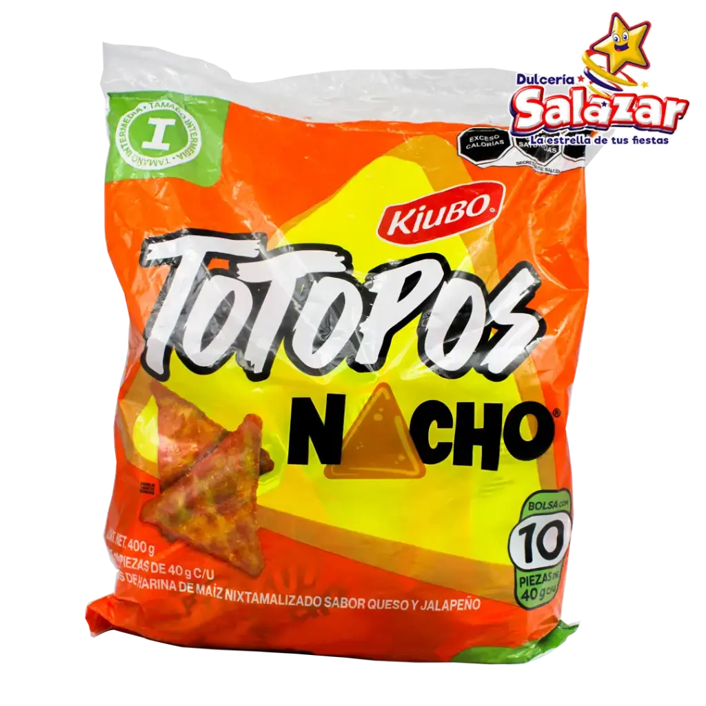 [GON0025] KIUBO TOTOPOS NACHOS GONAC -B.400G. "C/8/10"