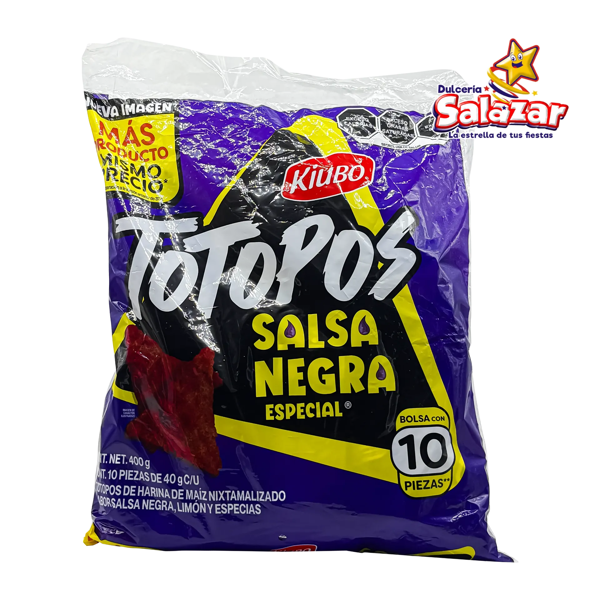 KIUBO TOTOPOS SALSA NEGRA ESPECIAL GONAC -B.400G- "C/8/10"