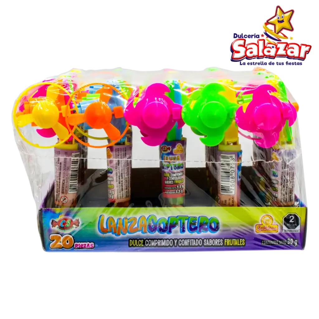 [DEL0489] LANZACOPTERO LAS DELICIAS -D.30GRG- "C/18/20"