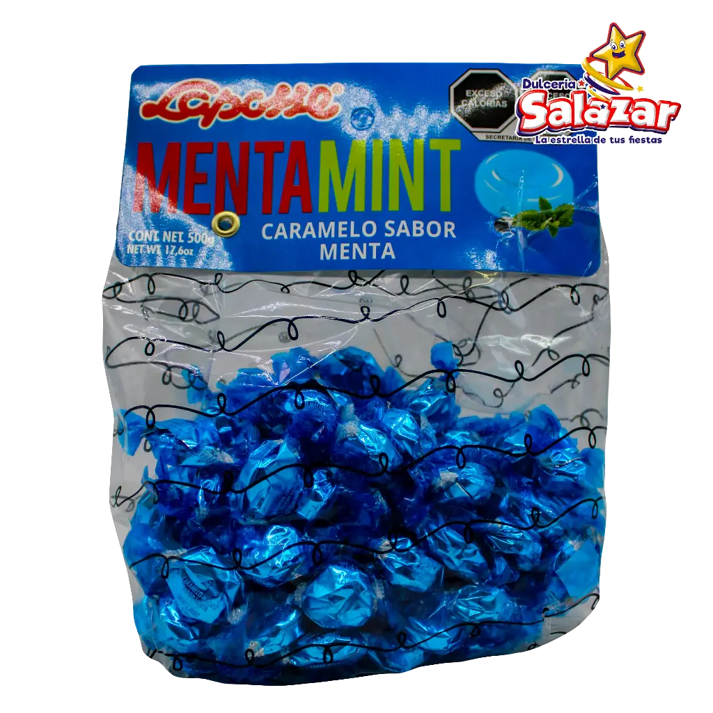[LAP0008] CARAMELO LAPOSSE MENTA MINT -B.500G- "C/12/1"