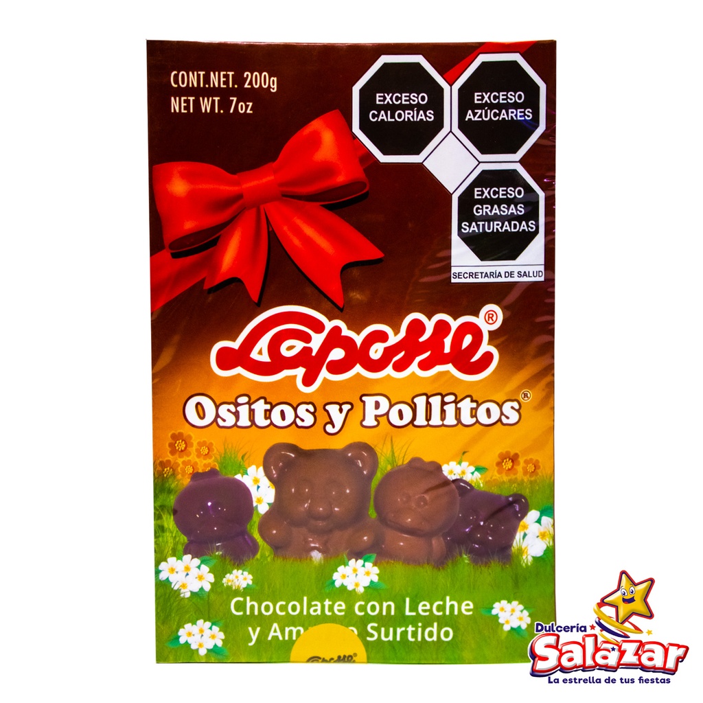 LAPOSSE CHOCOLATE OSITOS Y POLLITOS -B.200G- "C/20/1"