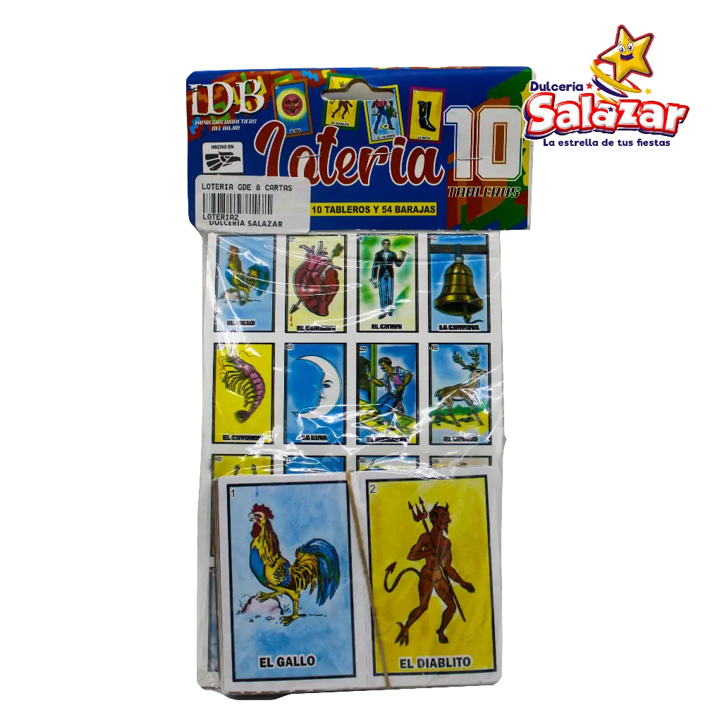 LOTERIA GRANDE P.8 CARTAS -D.8P- "C/150/1"