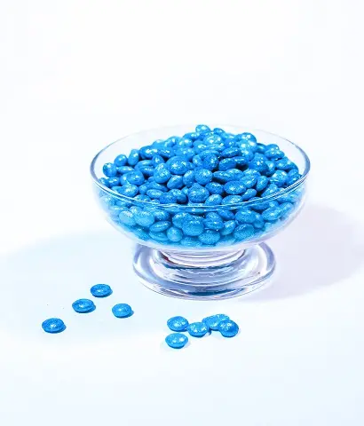 LUNETA DIAMANTADA AZUL CELESTE X KILO AG "C/10/1"