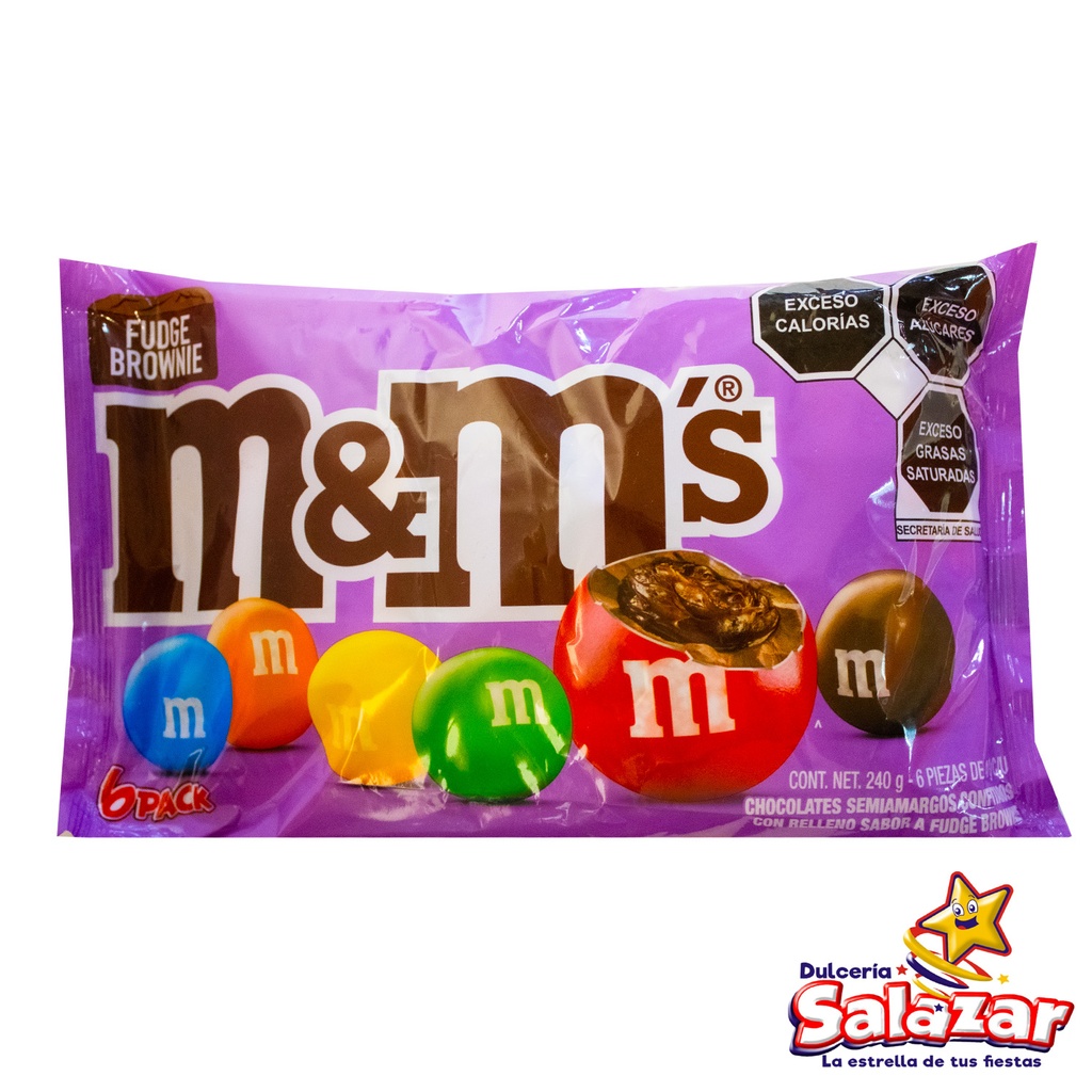 M&M BROWNIE SIX PACK -B.240G- "C/24/1"