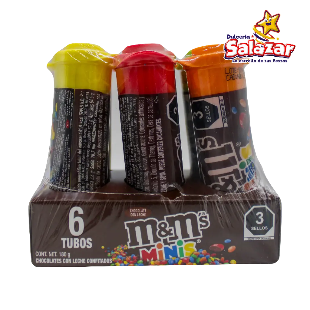 M&M MINIS TUBO -D.180G- "C/24/6"