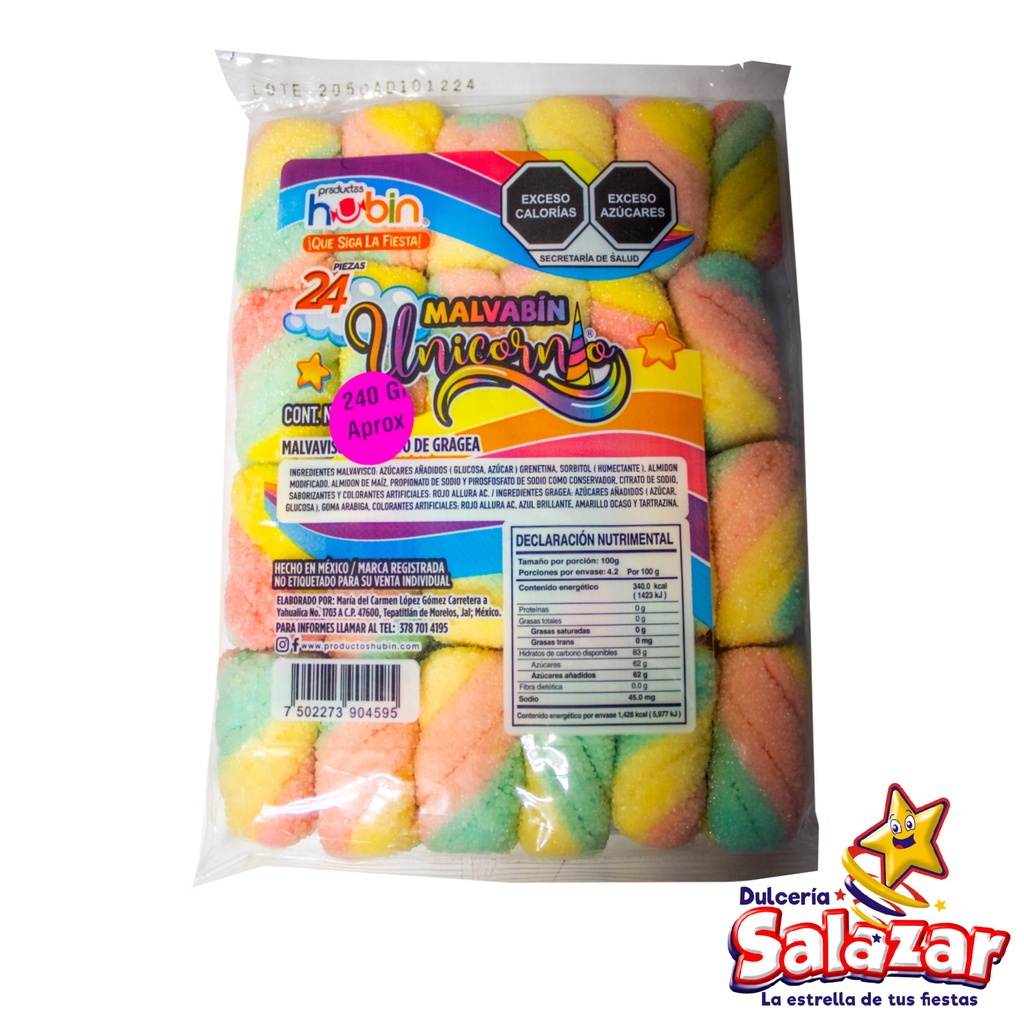 [HUB0058] MALVAVIN UNICORNIO HUBIN -B.420G- "C/40/24"