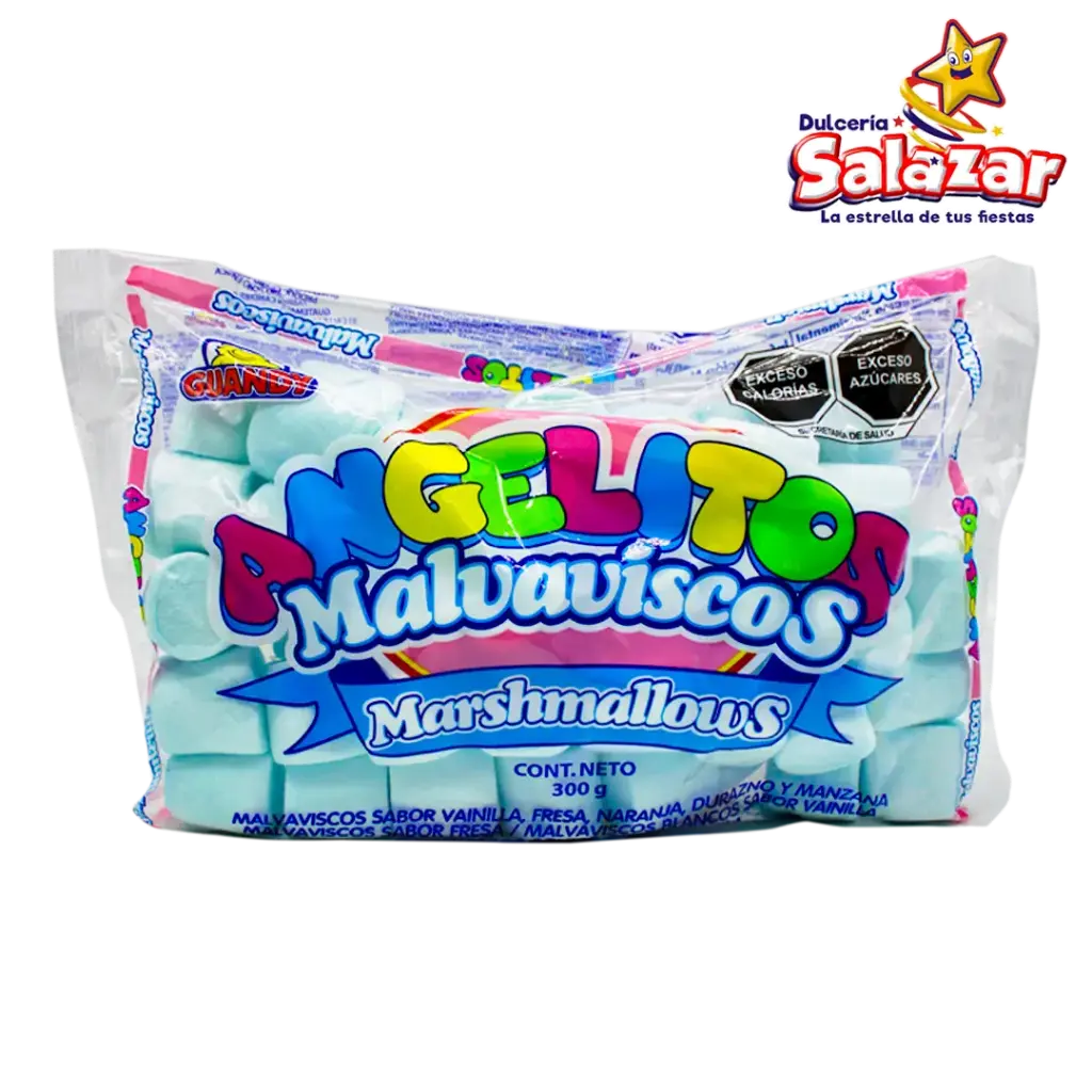 [TIN0143] MALVAVISCO ANGELITOS AZUL CELESTE -B.300GR - "C/20/50"