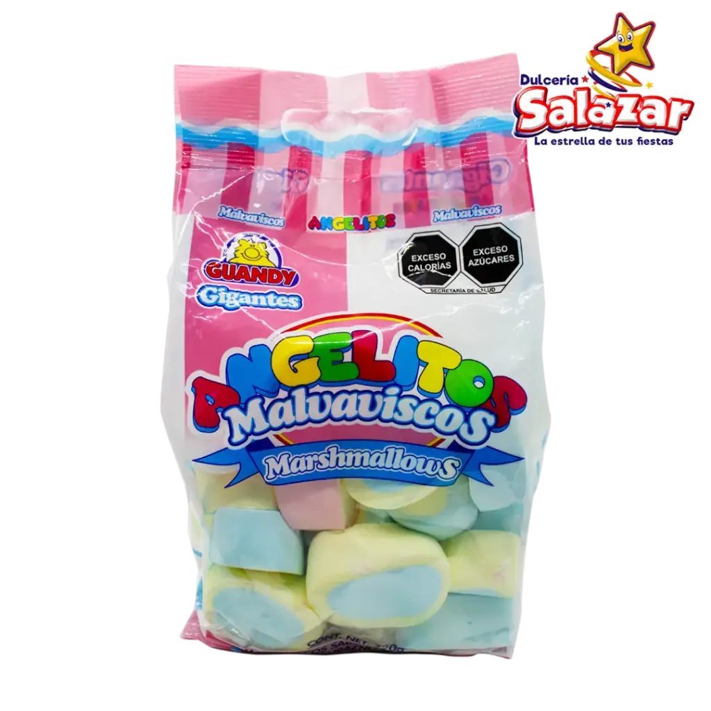 [TIN0069] MALVAVISCO ANGELITOS COLORES GIGANTE -B.720G- "C/10/1"