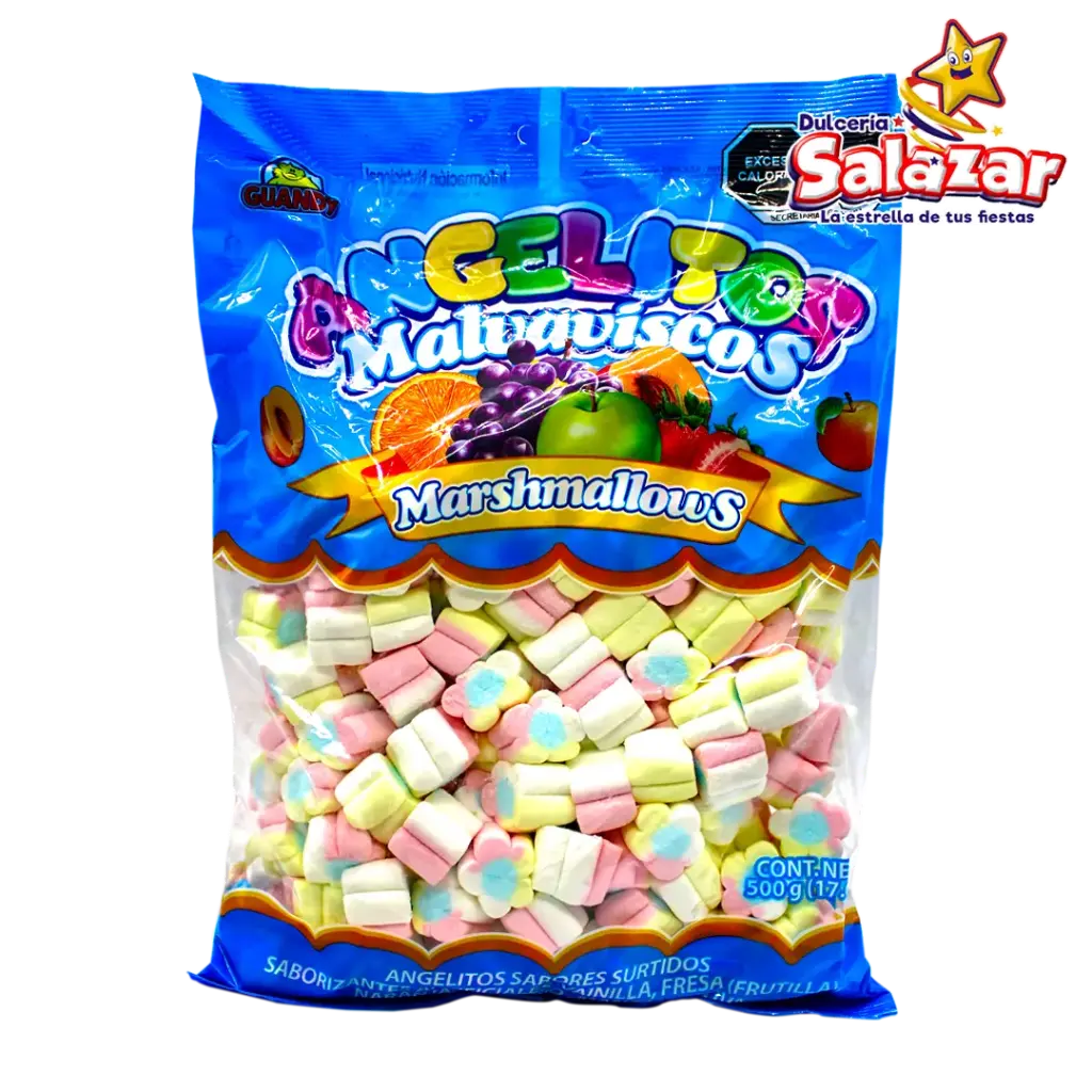 [TIN0144] MALVAVISCO ANGELITOS FLOR COLORES -B.500G- "C/12/75"