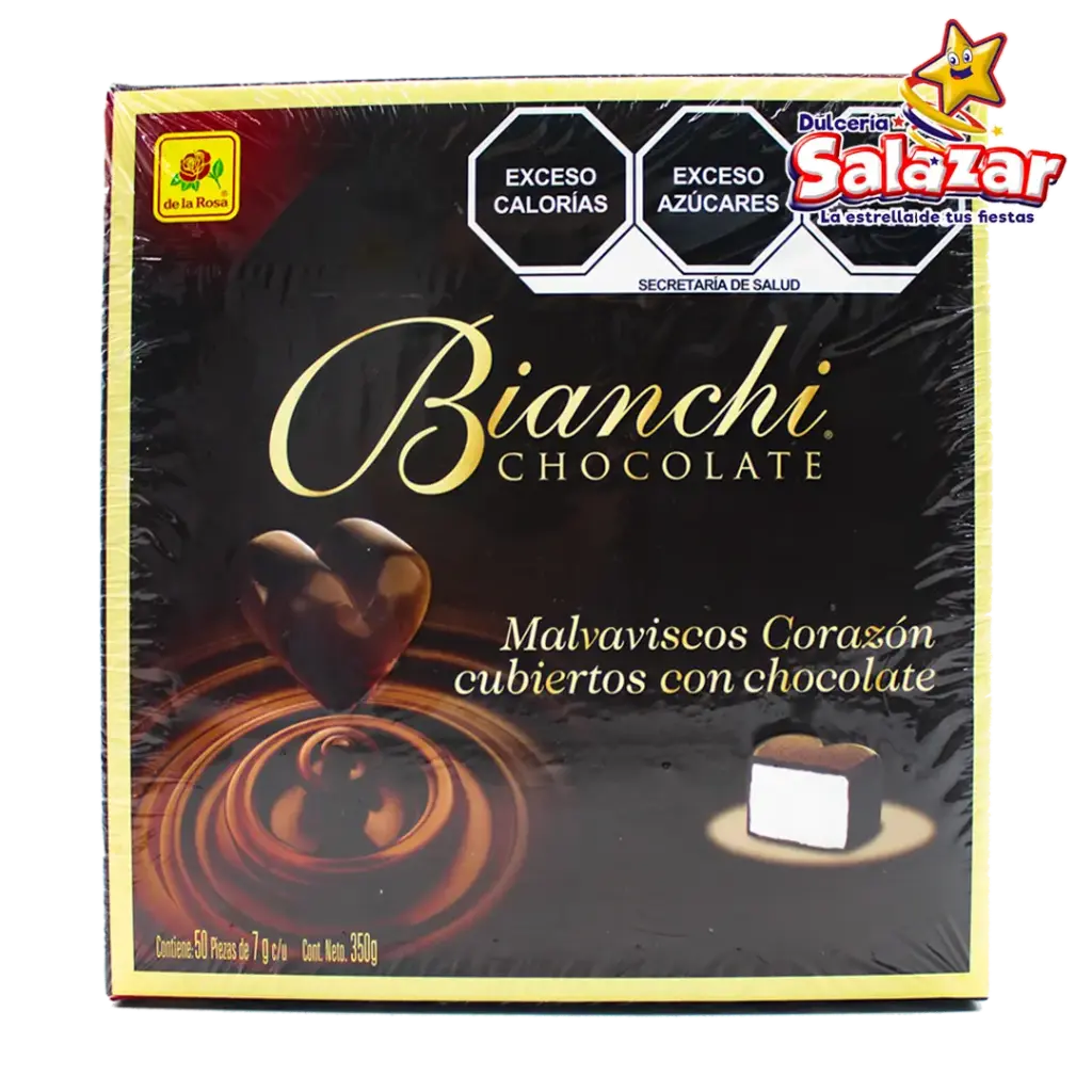 [ROS0430] MALVAVISCO CORAZON CHOCOLATE DLR -D.350G- "C/20/50"