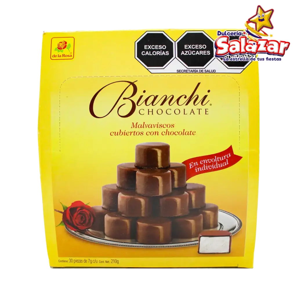 [ROS0415] MALVAVISCO CHOCOLATE ENVOLTURA INDIVIDUAL -D.210G- "C/24/30"