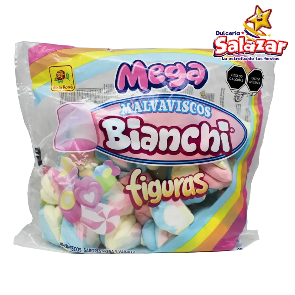 [ROS0444] MALVAVISCO MEGA BIANCHI ENROLLADO DLR -B.840GR- "C/5/30"