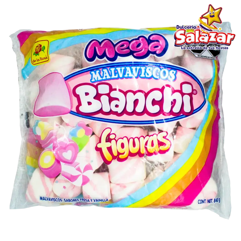 [ROS0443] MALVAVISCO MEGA BIANCHI REHILETE DLR -B.840GR- "C/5/30"