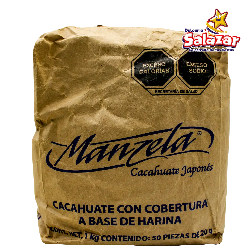 MANZELA 20GR CACAHUATE -B.1KG- "C/25/50"