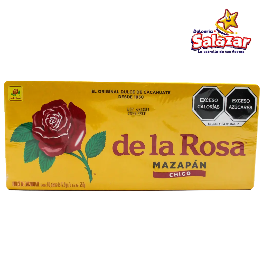 [ROS0002] MAZAPAN DE LA ROSA CHICO -D.750G- "C/25/60"