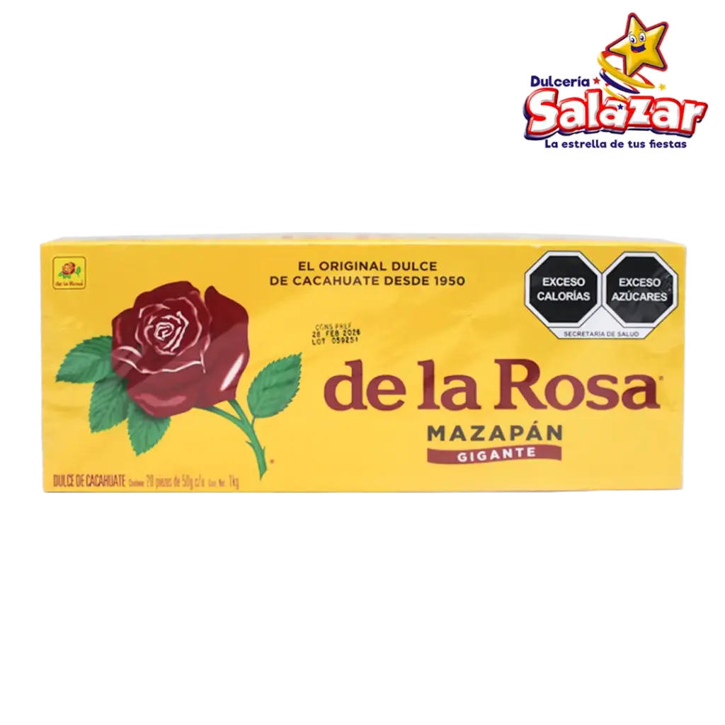 [ROS0082] MAZAPAN DE LA ROSA GIGANTE DLR -D.1KG- "C/16/20"
